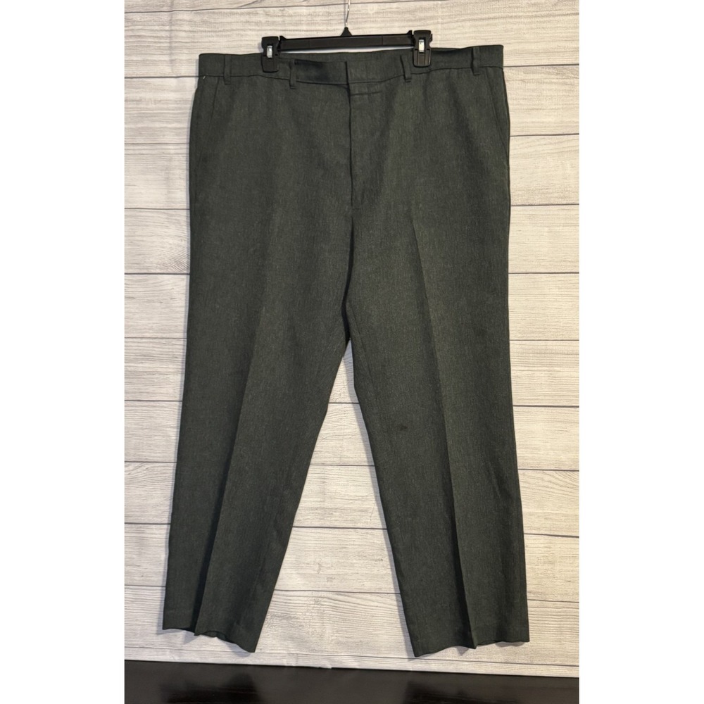 Vintage Levi's Action Slacks Dress Pants Mens 44x30 Charcoal Dacron Polyester